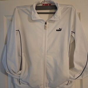 PUMA Women's White Bomber Jacket